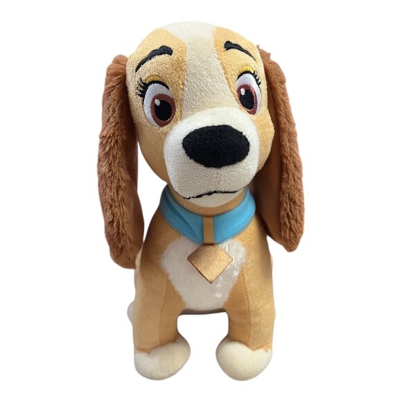 Disney Lady and the Tramp Plush Dog – Just Play – 12" - Picture 1 of 6